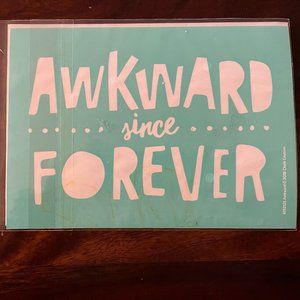 Chalk Couture Awkward - size A transfer - NEW